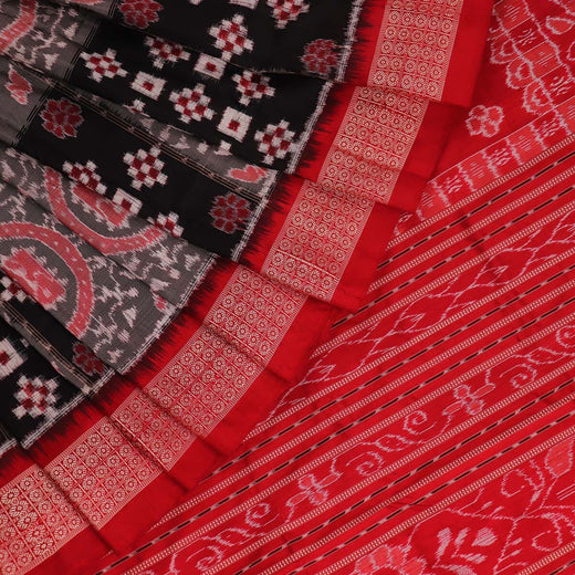 ସମ୍ବଲପୁରୀ ହ୍ୟାଣ୍ଡଲୁମ୍ ରେଶମ ସାରୀ - ବିଳାସପୂର୍ଣ୍ଣ ପାଟା |