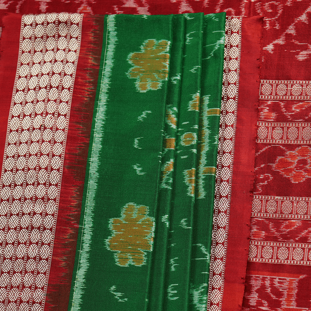 Handloom Sambalpuri Ikkat Silk Saree Handloom Saree_Sambalpuri Silk Priyadarshini Handloom 