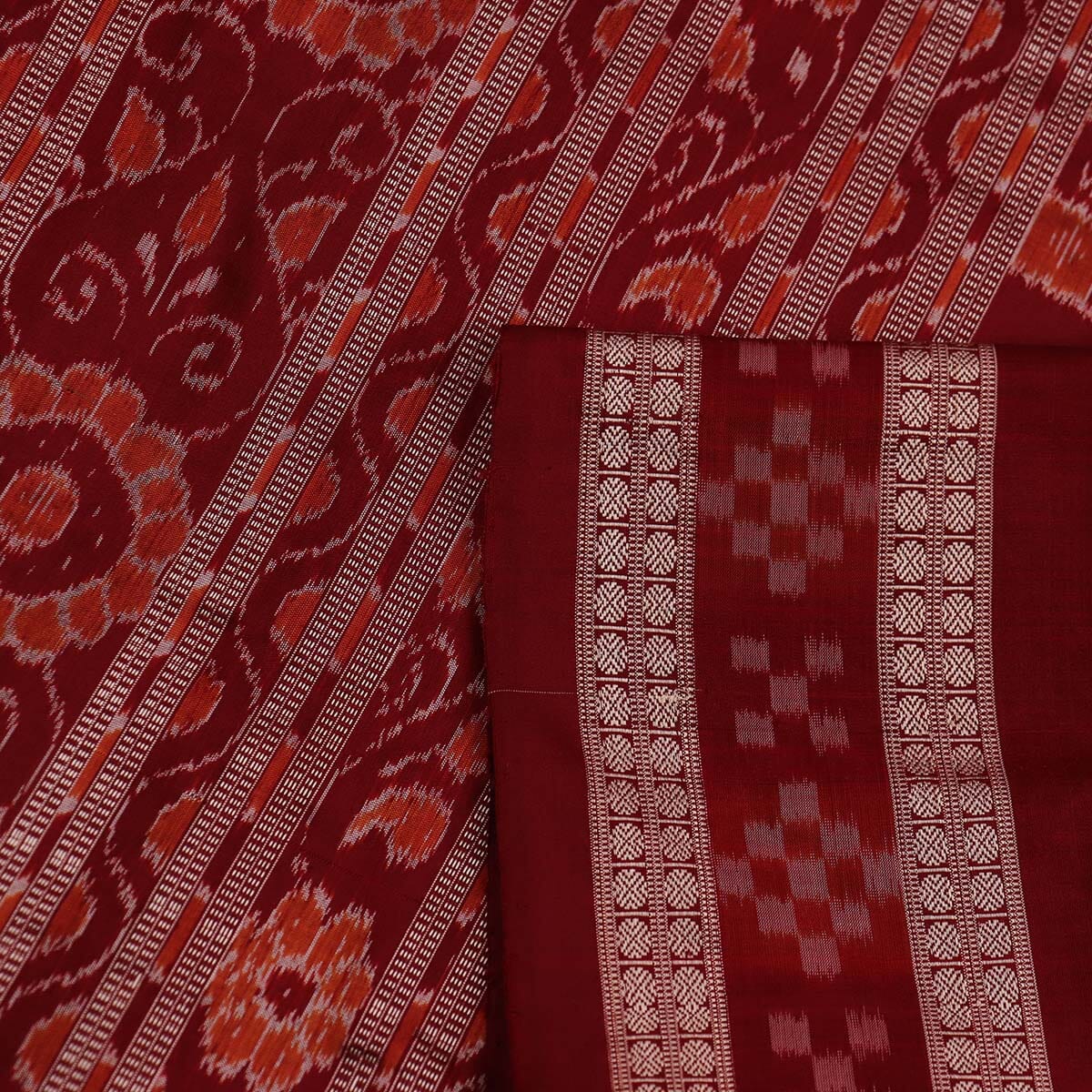 Handloom Sambalpuri Ikkat Silk Saree Handloom Saree_Sambalpuri Silk Priyadarshini Handloom 