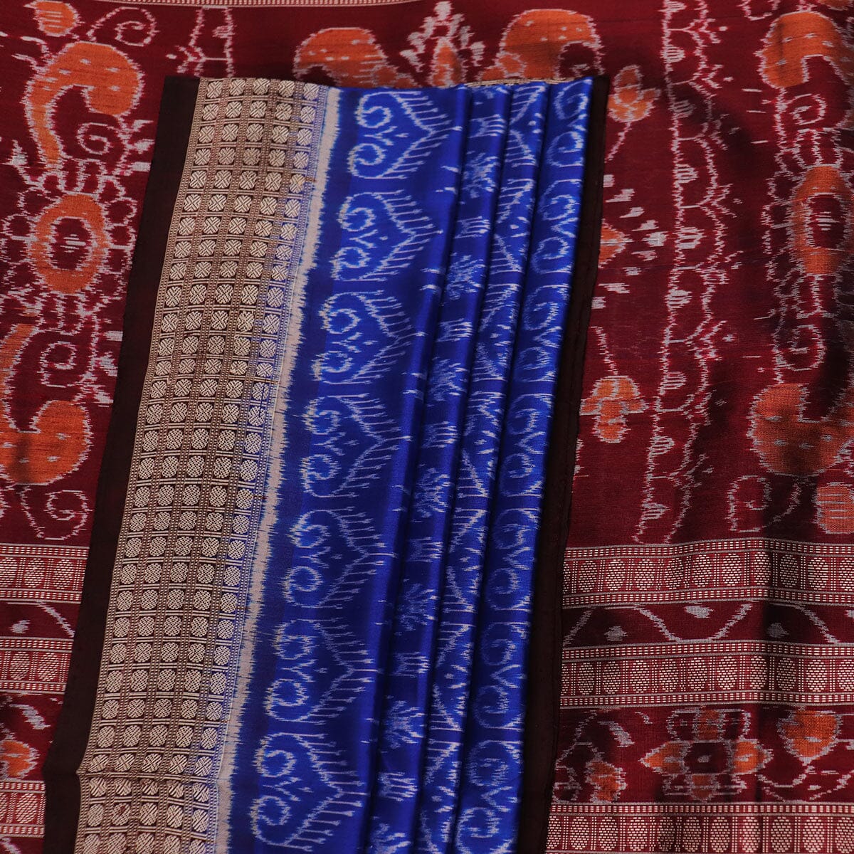Handloom Sambalpuri Ikkat Silk Saree Handloom Saree_Sambalpuri Silk Priyadarshini Handloom 