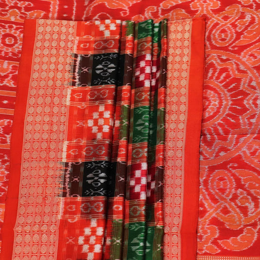 Handloom Sambalpuri Ikkat Silk Saree Handloom Saree_Sambalpuri Silk Priyadarshini Handloom 