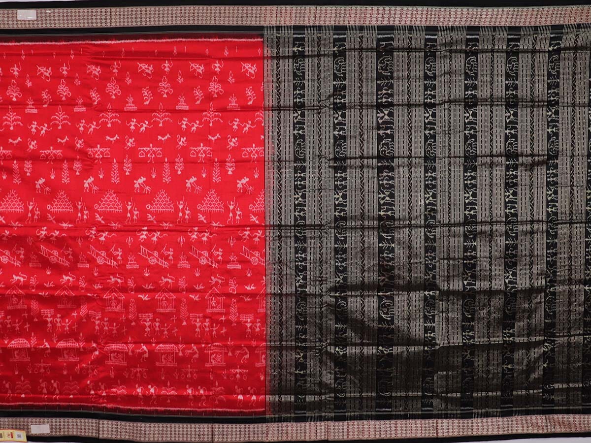 Handloom Sambalpuri Ikkat Silk Saree Handloom Saree_Sambalpuri Silk Priyadarshini Handloom 
