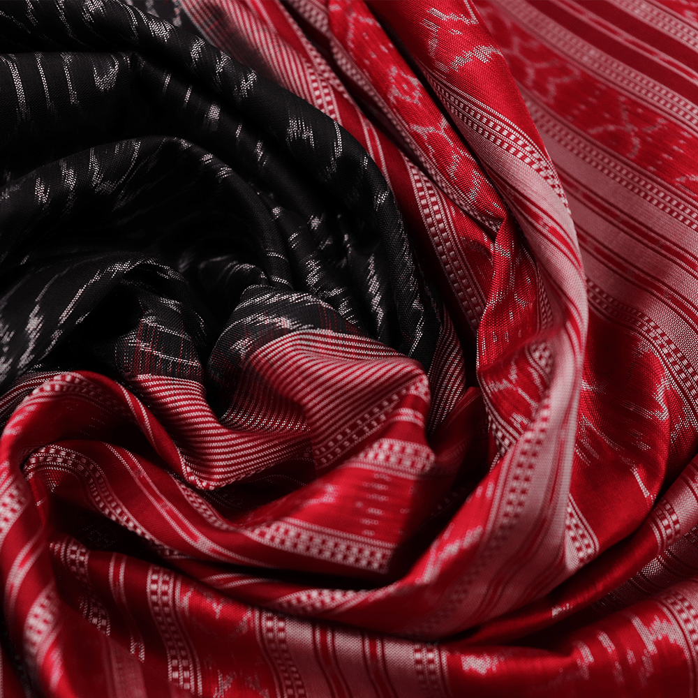 Handloom Sambalpuri Ikkat Silk Saree Handloom Saree_Sambalpuri Silk Priyadarshini Handloom 
