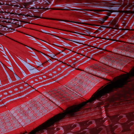 Handloom Sambalpuri Ikkat Silk Saree Handloom Saree_Sambalpuri Silk Priyadarshini Handloom 