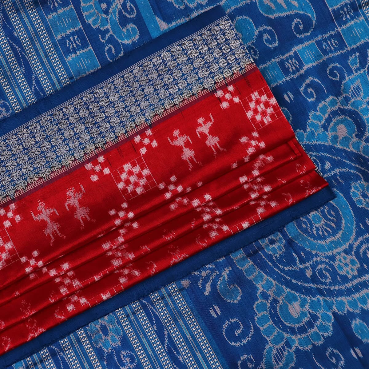 Handloom Sambalpuri Ikkat Silk Saree Handloom Saree_Sambalpuri Silk Priyadarshini Handloom 