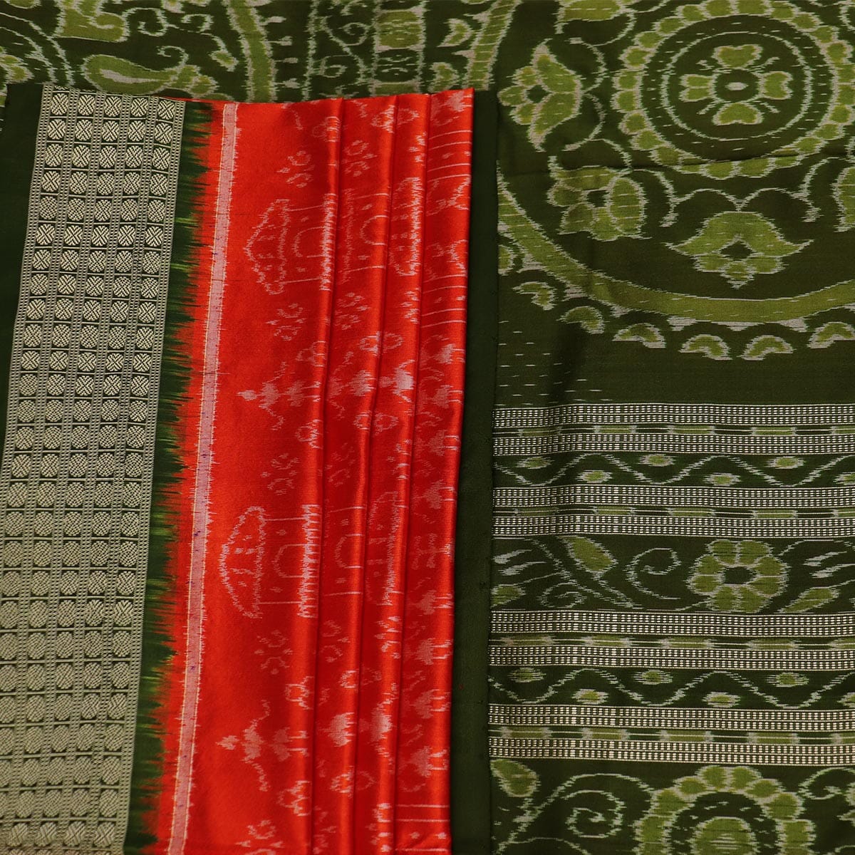 Handloom Sambalpuri Ikkat Silk Saree Handloom Saree_Sambalpuri Silk Priyadarshini Handloom 