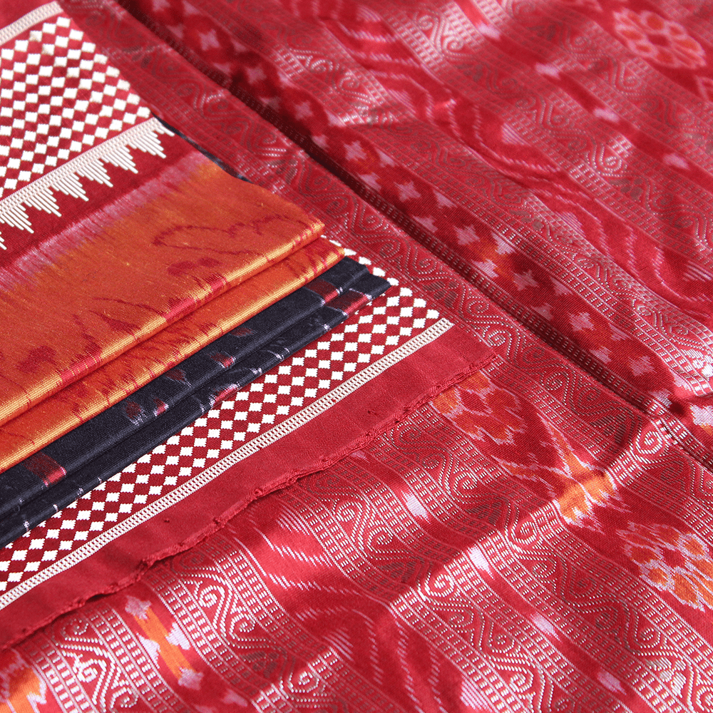 Handloom Sambalpuri Ikkat Silk Saree Handloom Saree_Sambalpuri Silk Priyadarshini Handloom 