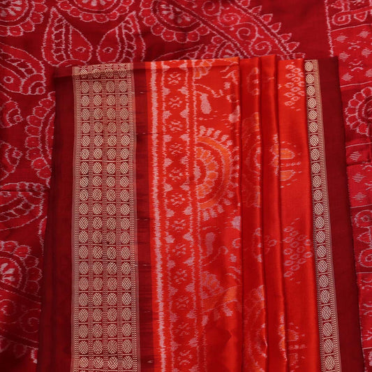 Handloom Sambalpuri Ikkat Silk Saree Handloom Saree_Sambalpuri Silk Priyadarshini Handloom 