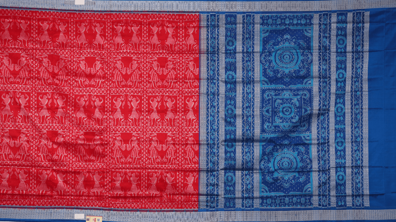Handloom Sambalpuri Ikkat Silk Saree Handloom Saree_Sambalpuri Silk Priyadarshini Handloom 