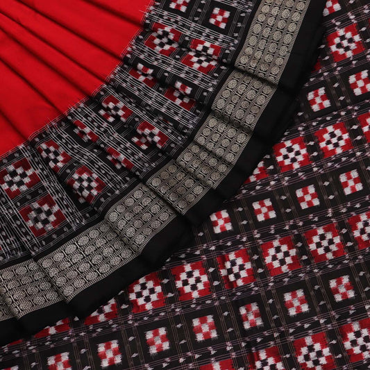Handloom Sambalpuri Ikkat Silk Saree Handloom Saree_Sambalpuri Silk Priyadarshini Handloom 