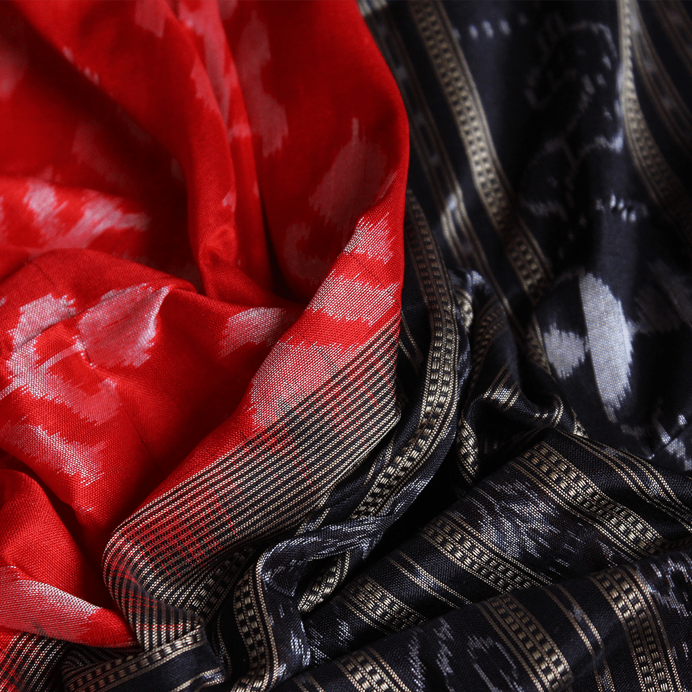 Handloom Sambalpuri Ikkat Silk Saree Handloom Saree_Sambalpuri Silk Priyadarshini Handloom 