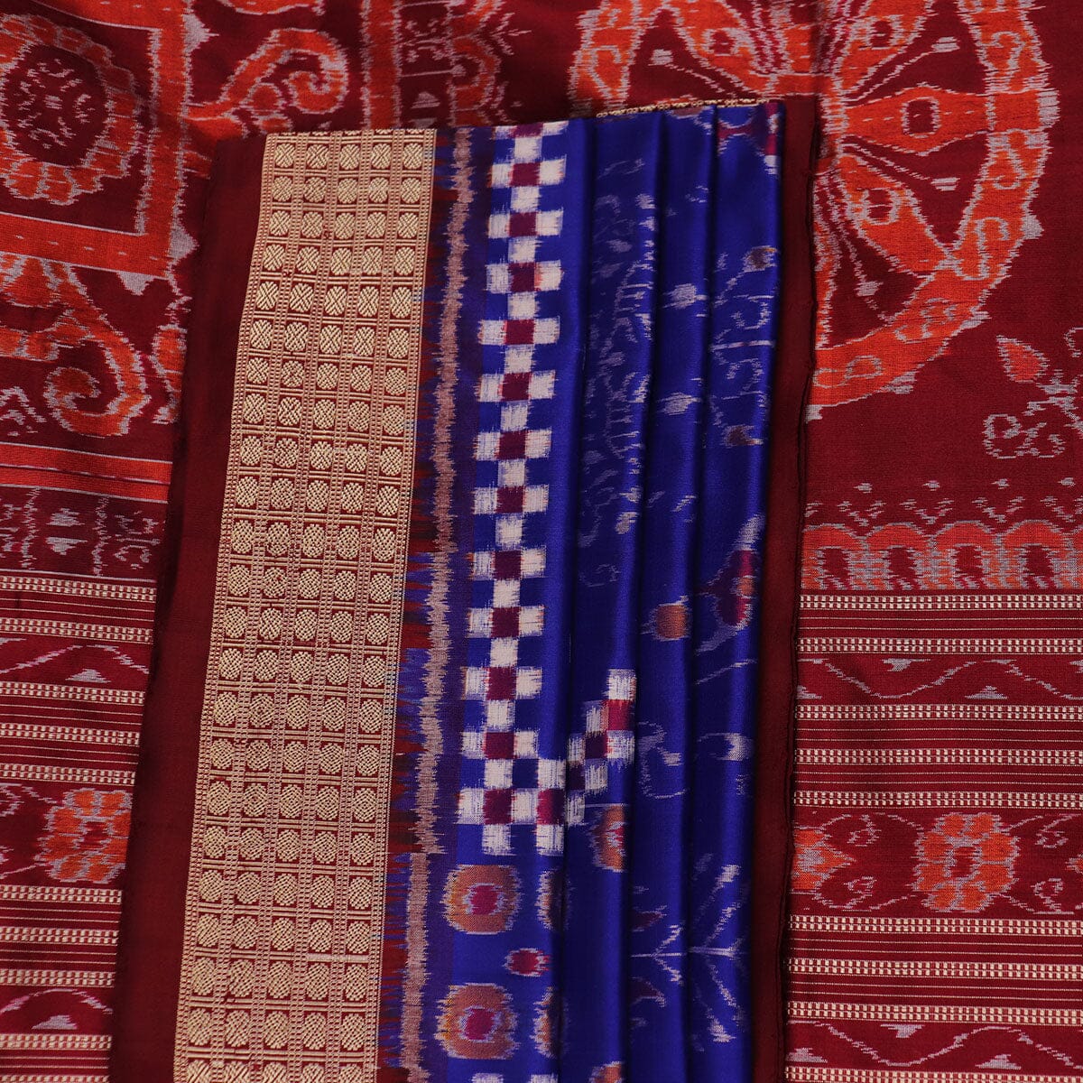 Handloom Sambalpuri Ikkat Silk Saree Handloom Saree_Sambalpuri Silk Priyadarshini Handloom 
