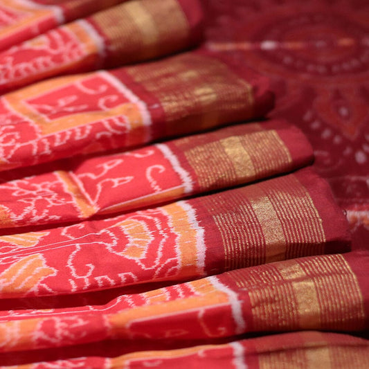 Handloom Sambalpuri Ikkat Silk Saree Handloom Saree_Sambalpuri Silk Priyadarshini Handloom 