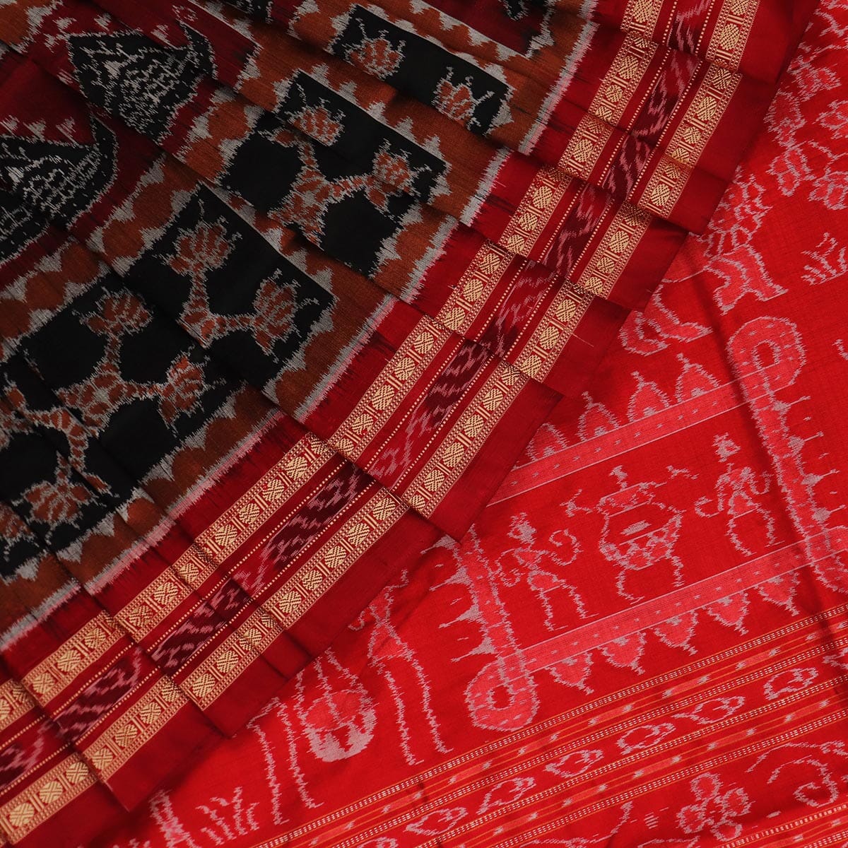 Handloom Sambalpuri Ikkat Silk Saree Handloom Saree_Sambalpuri Silk Priyadarshini Handloom 