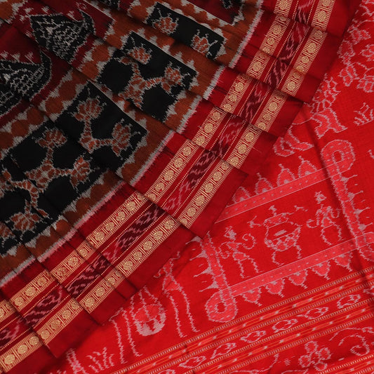 Handloom Sambalpuri Ikkat Silk Saree Handloom Saree_Sambalpuri Silk Priyadarshini Handloom 