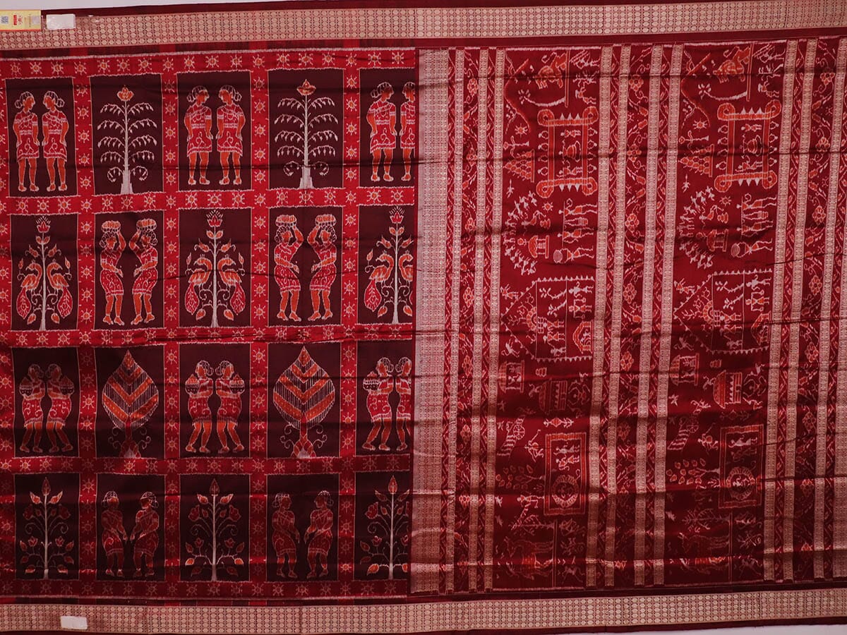 Handloom Sambalpuri Ikkat Silk Saree Handloom Saree_Sambalpuri Silk Priyadarshini Handloom 