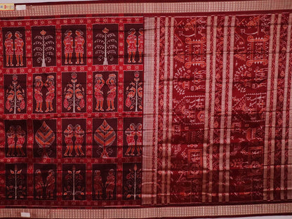 Handloom Sambalpuri Ikkat Silk Saree Handloom Saree_Sambalpuri Silk Priyadarshini Handloom 