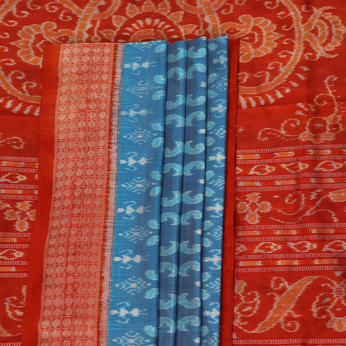 Handloom Sambalpuri Ikkat Silk Saree Handloom Saree_Sambalpuri Silk Priyadarshini Handloom 