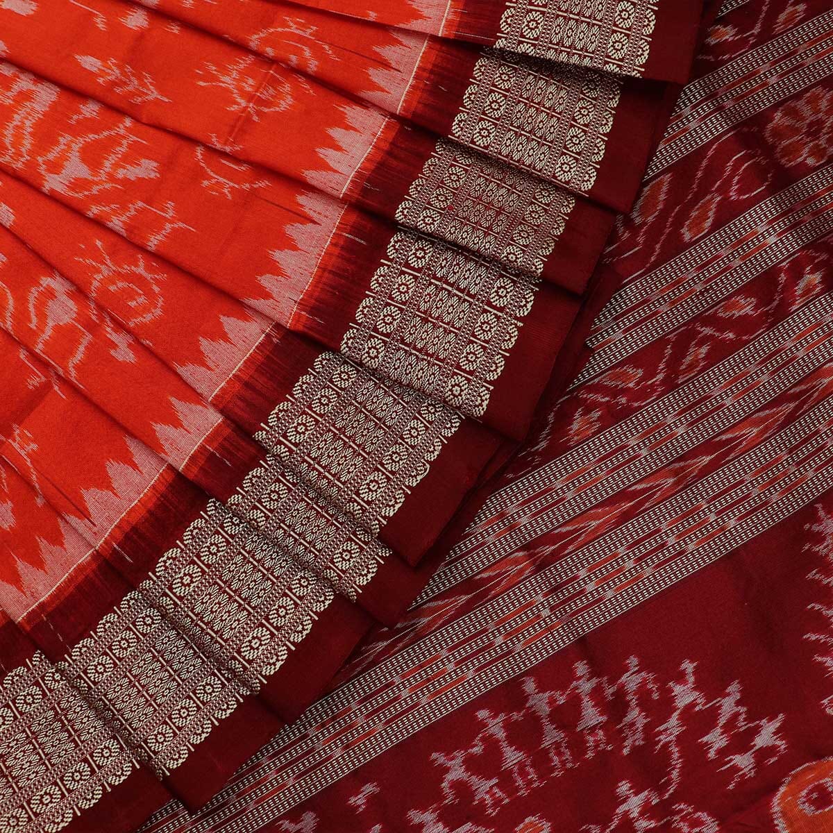 Handloom Sambalpuri Ikkat Silk Saree Handloom Saree_Sambalpuri Silk Priyadarshini Handloom 