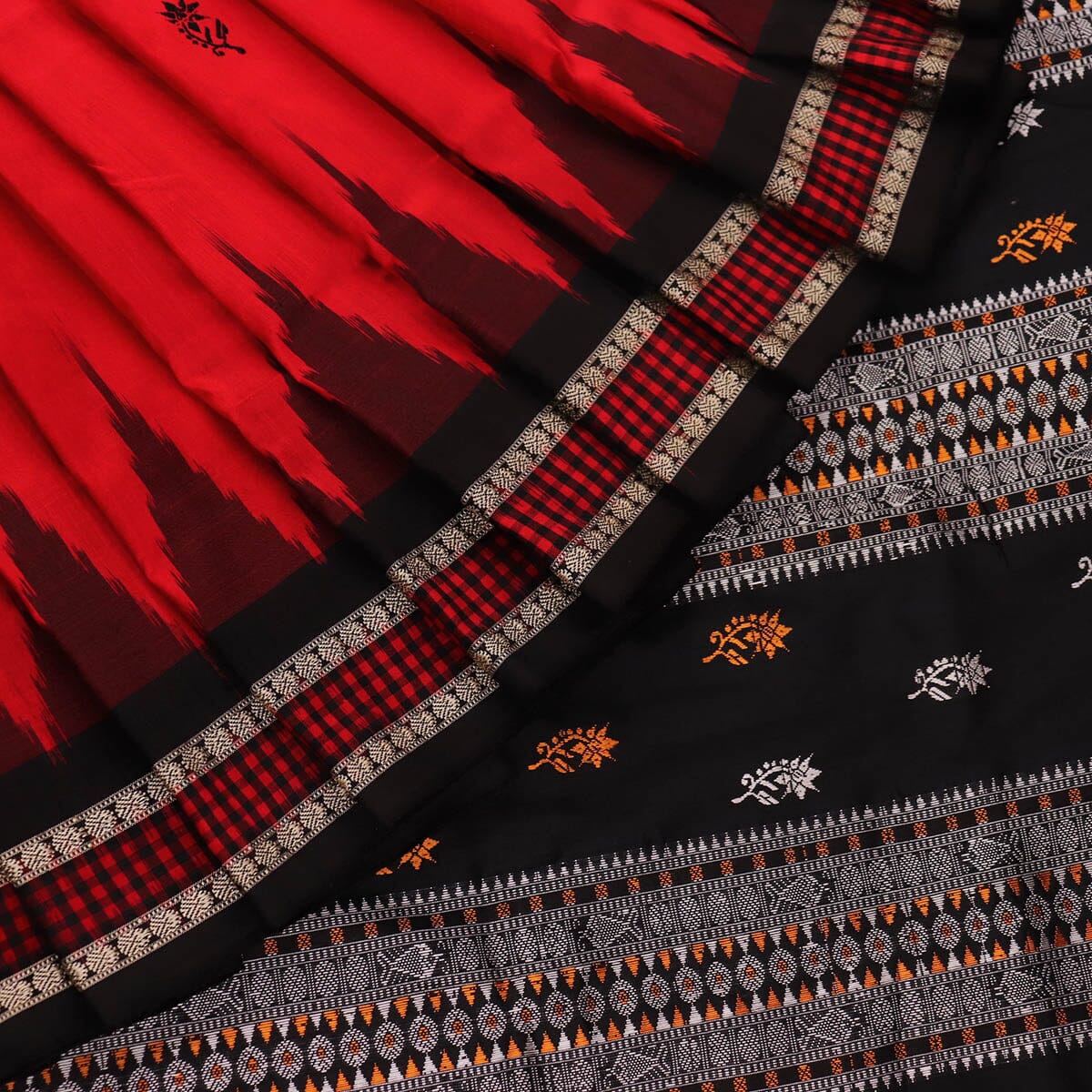 Handloom Sambalpuri Ikkat Silk Saree Handloom Saree_Sambalpuri Silk Priyadarshini Handloom 