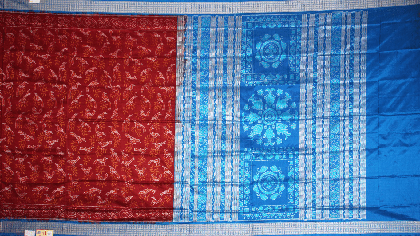 Handloom Sambalpuri Ikkat Silk Saree Handloom Saree_Sambalpuri Silk Priyadarshini Handloom 