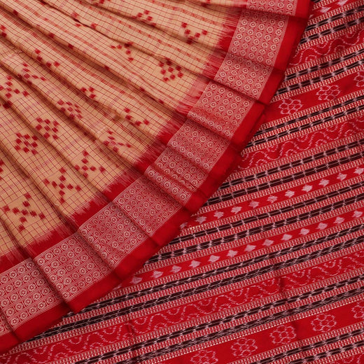 Sambalpuri Handloom Silk Saree - Elegant Pasapalli