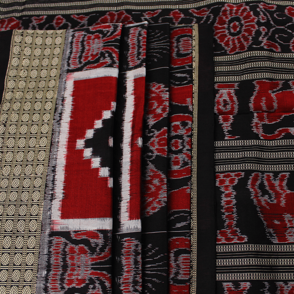 Handloom Sambalpuri Ikkat Silk Saree Handloom Saree_Sambalpuri Silk Priyadarshini Handloom 