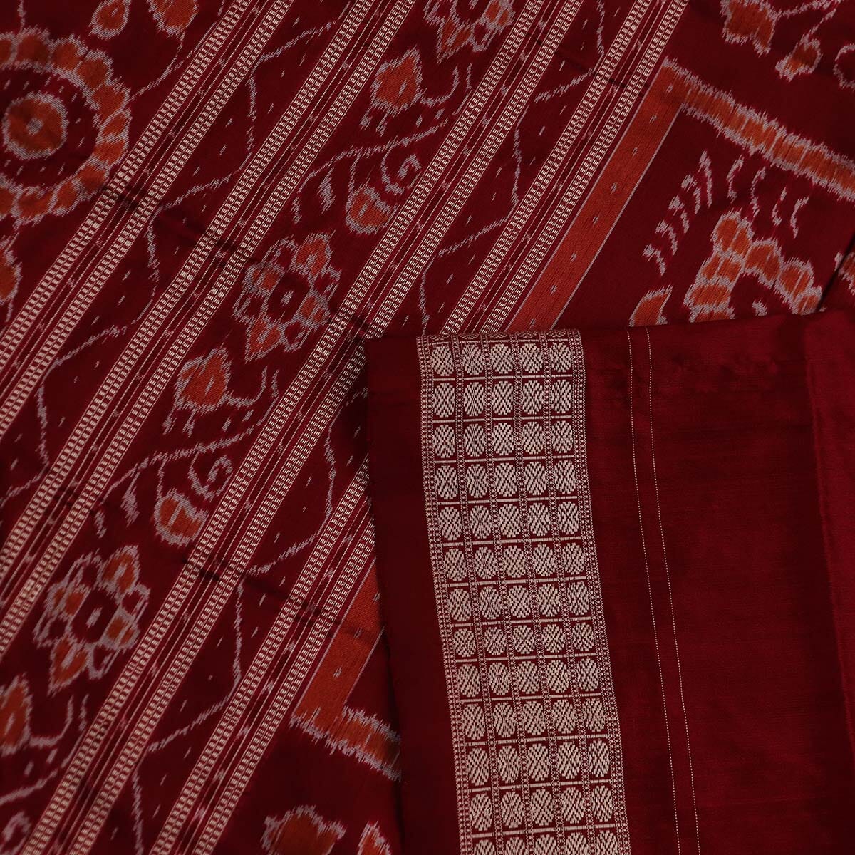 Handloom Sambalpuri Ikkat Silk Saree Handloom Saree_Sambalpuri Silk Priyadarshini Handloom 