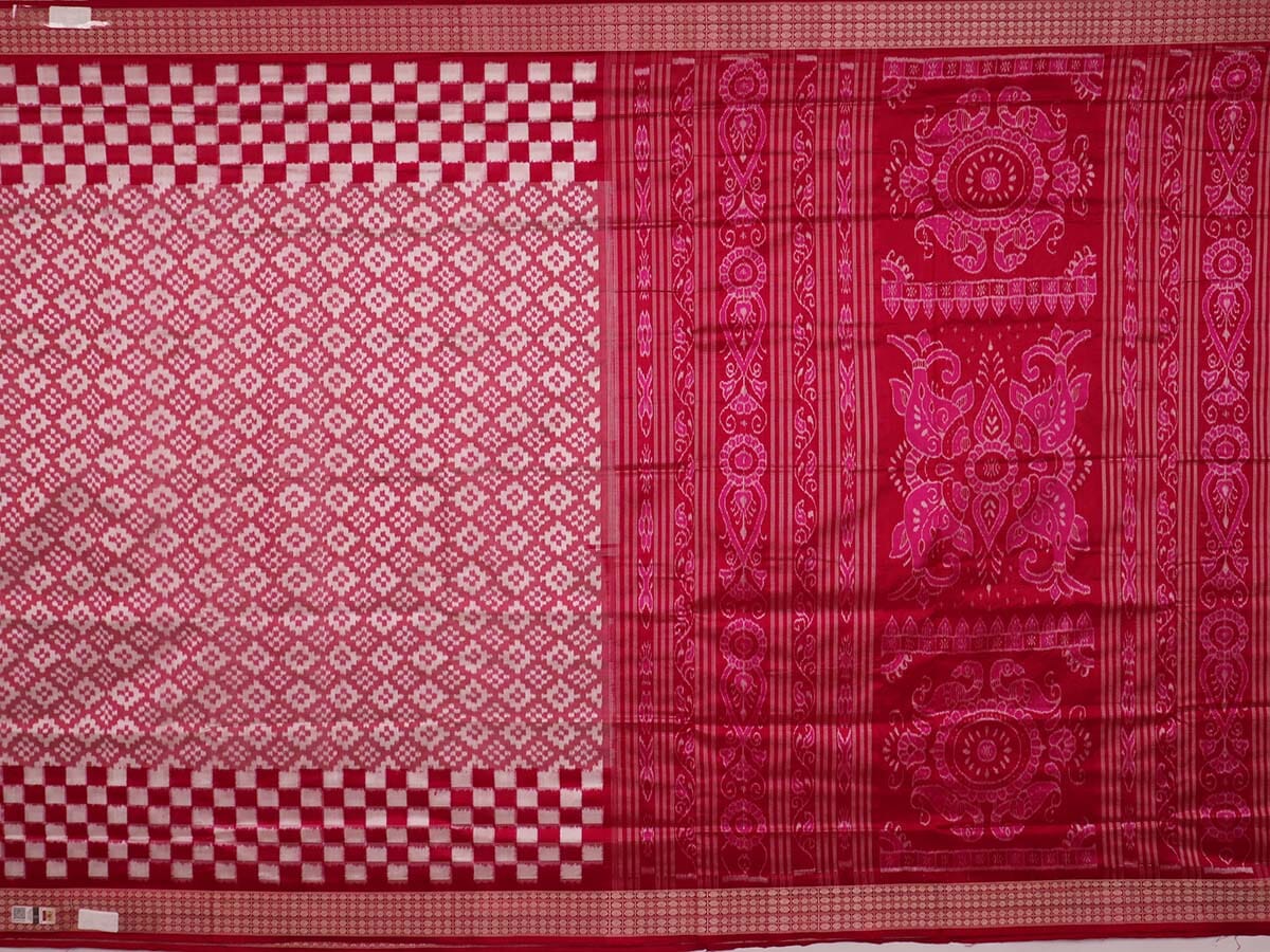 Handloom Sambalpuri Ikkat Silk Saree Handloom Saree_Sambalpuri Silk Priyadarshini Handloom 