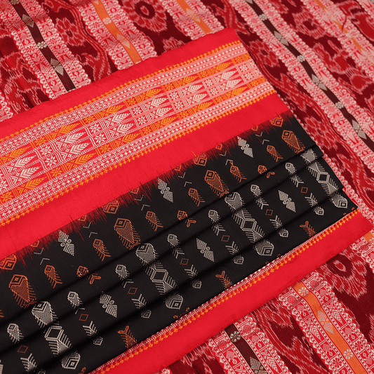 Handloom Sambalpuri Ikkat Silk Saree Handloom Saree_Sambalpuri Silk Priyadarshini Handloom 