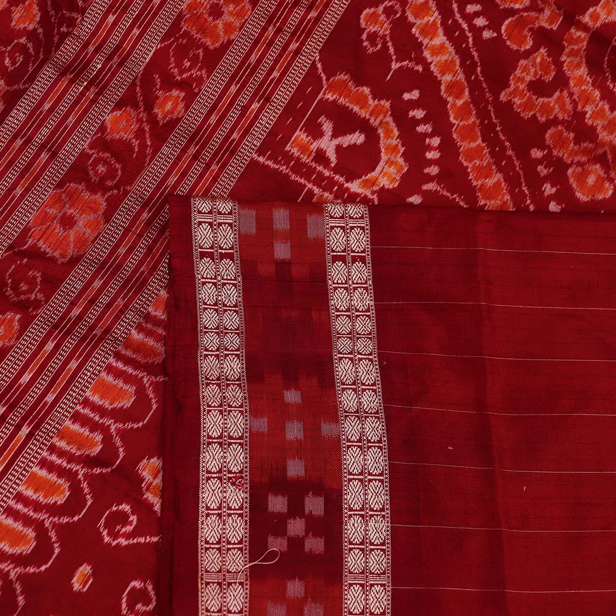 Handloom Sambalpuri Ikkat Silk Saree Handloom Saree_Sambalpuri Silk Priyadarshini Handloom 