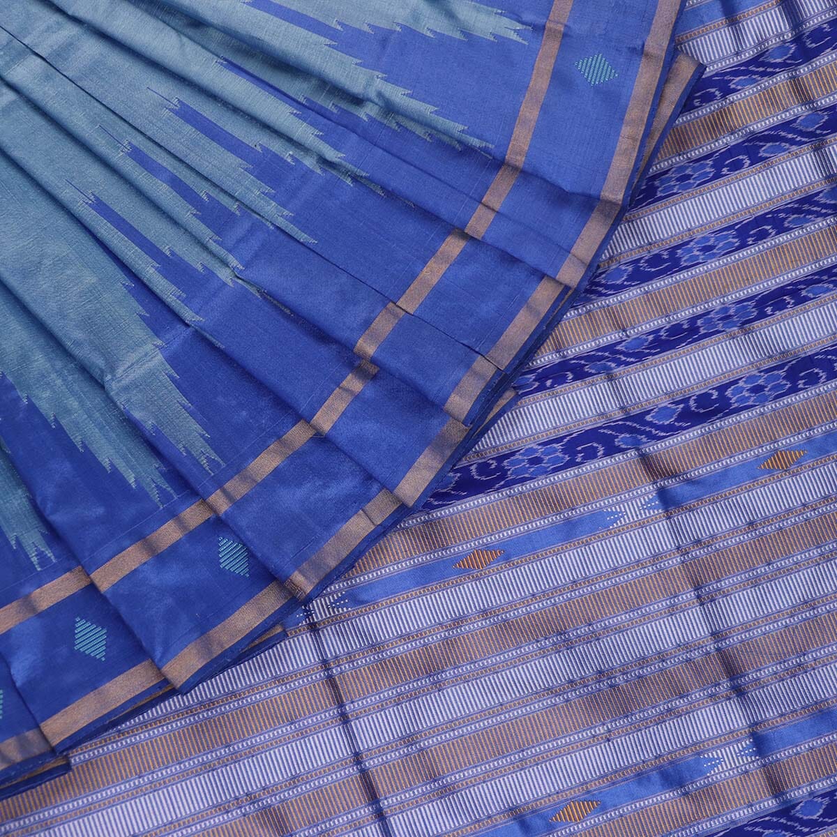 Priyadarshini Handloom -Handloom Sambalpuri Ikkat Silk Saree, Traditional Saree, Indian Saree, Handloom Saree, Silk Saree, Ethnic Saree, Festive Saree, Ikat Weaving, Ikat Design, Premium Quality, Unique Pattern, Tie-Dye.