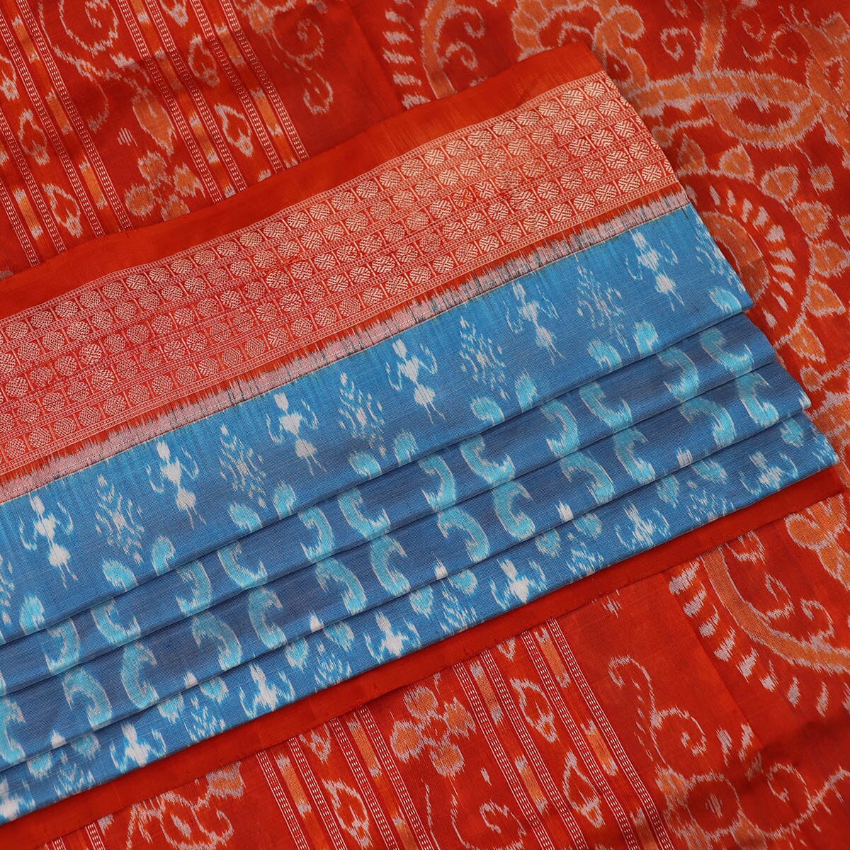 Handloom Sambalpuri Ikkat Silk Saree Handloom Saree_Sambalpuri Silk Priyadarshini Handloom 