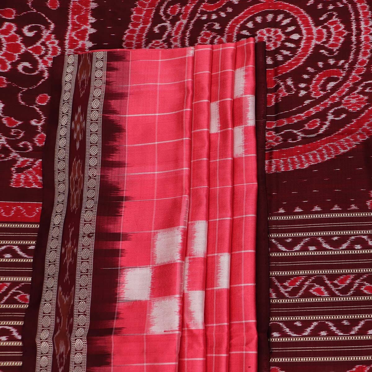 Handloom Sambalpuri Ikkat Silk Saree Handloom Saree_Sambalpuri Silk Priyadarshini Handloom 