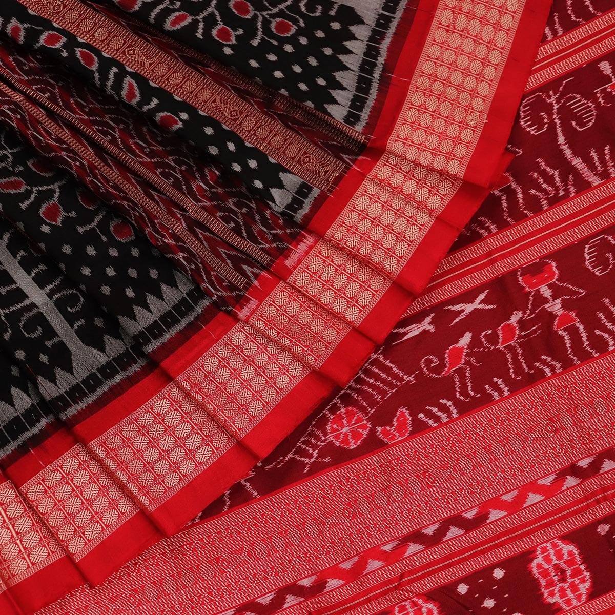 Handloom Sambalpuri Ikkat Silk Saree Handloom Saree_Sambalpuri Silk Priyadarshini Handloom 