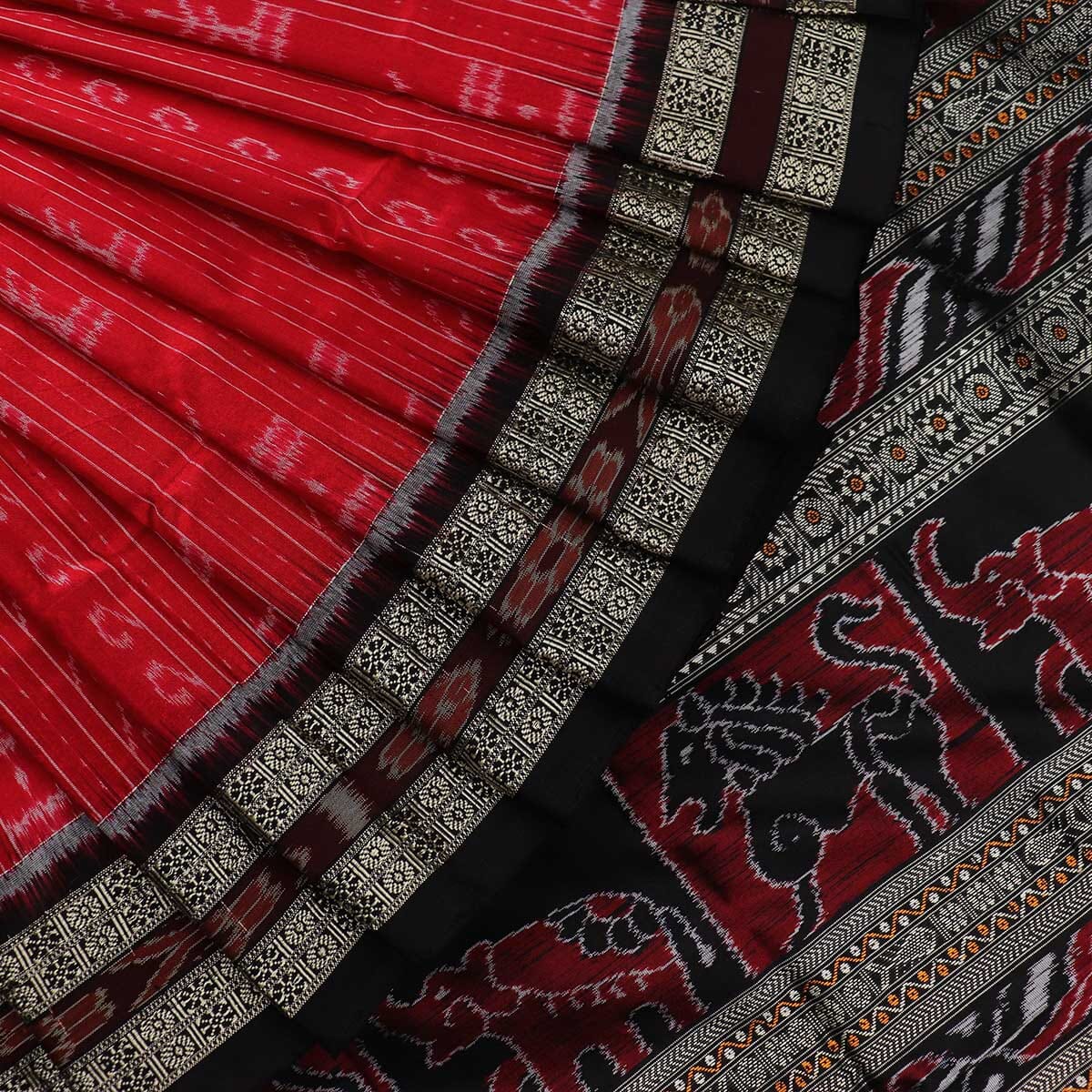 Handloom Sambalpuri Ikkat Silk Saree Handloom Saree_Sambalpuri Silk Priyadarshini Handloom 