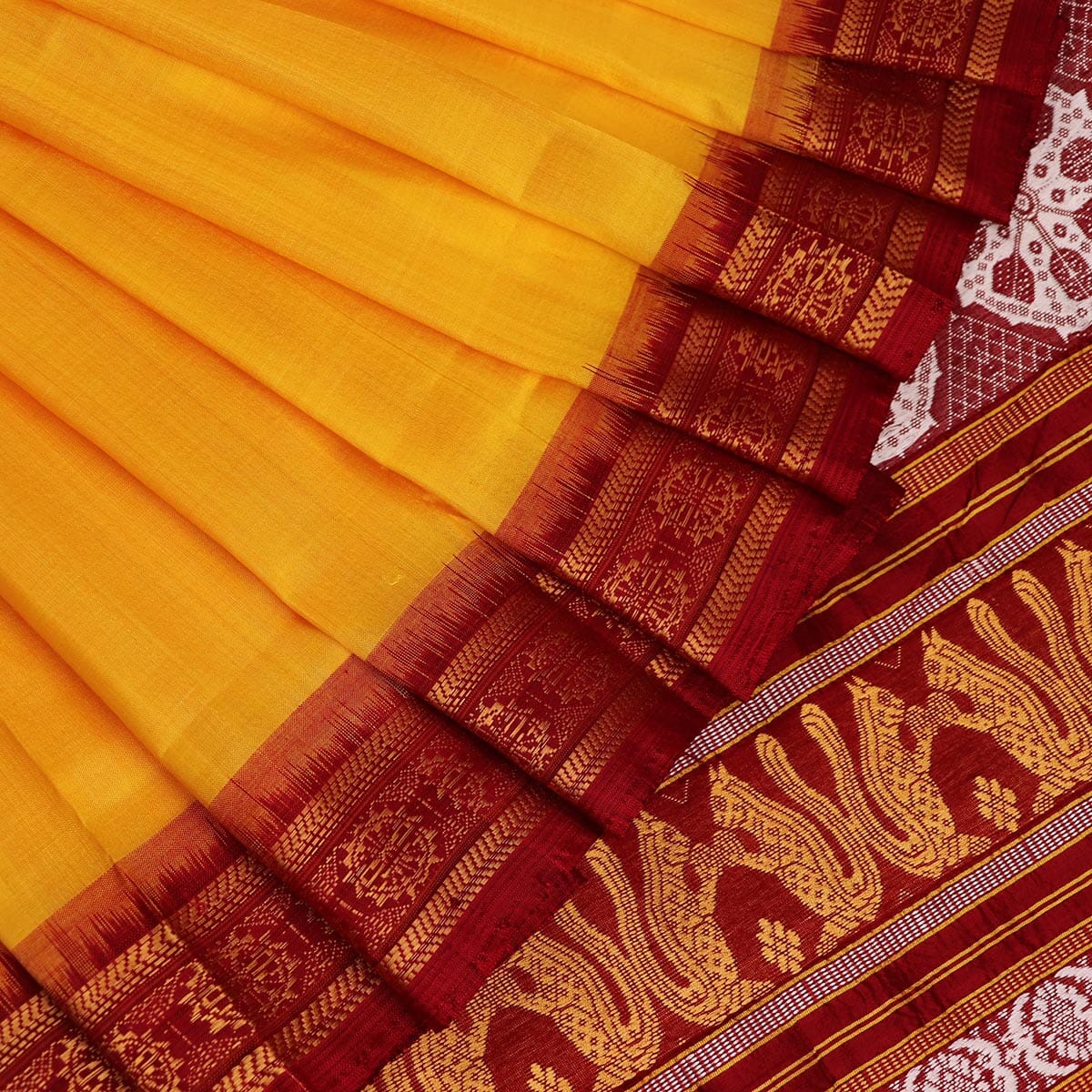 Handloom Sambalpuri Ikkat Silk Saree Handloom Saree_Sambalpuri Silk Priyadarshini Handloom 