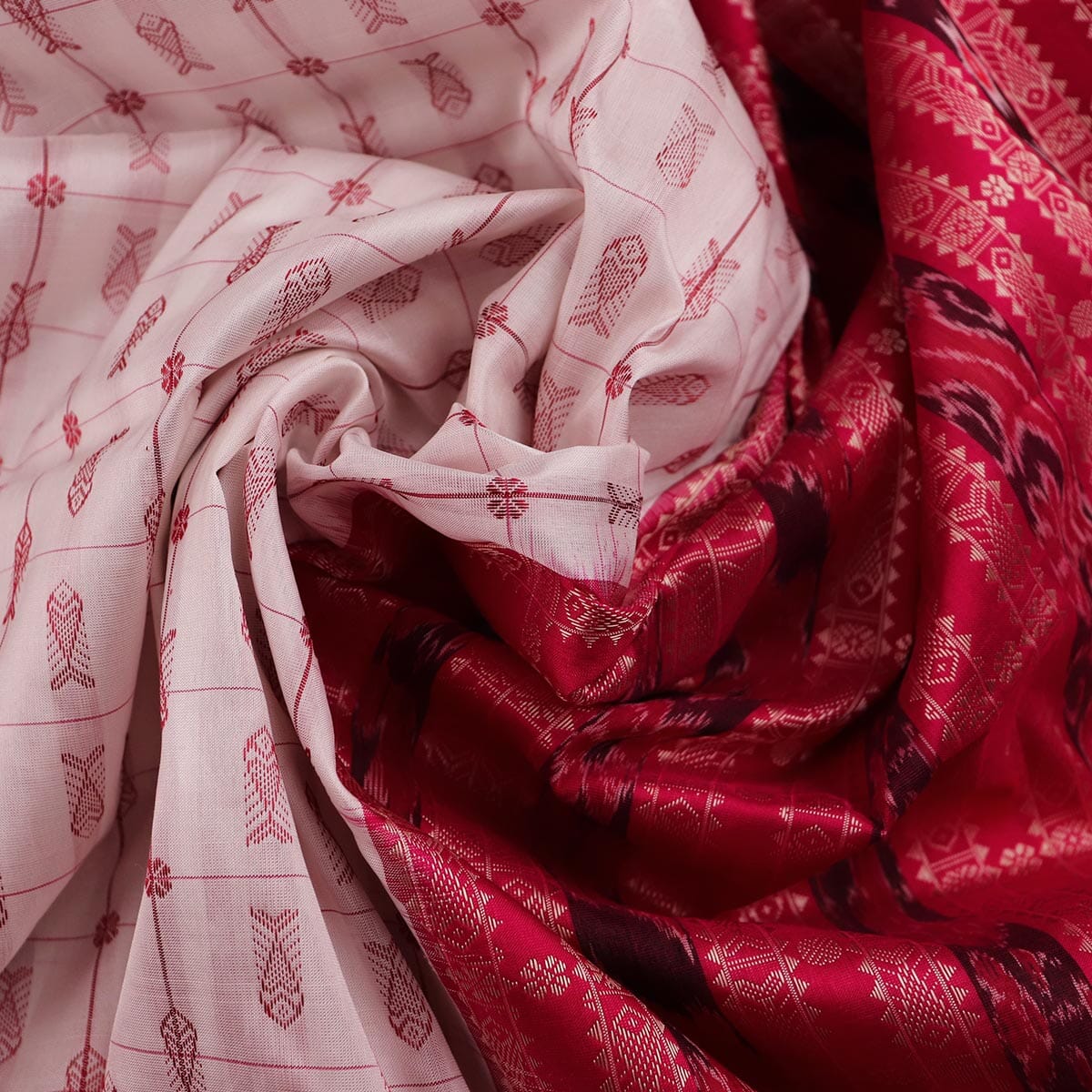 Handloom Sambalpuri Ikkat Silk Saree Handloom Saree_Sambalpuri Silk Priyadarshini Handloom 
