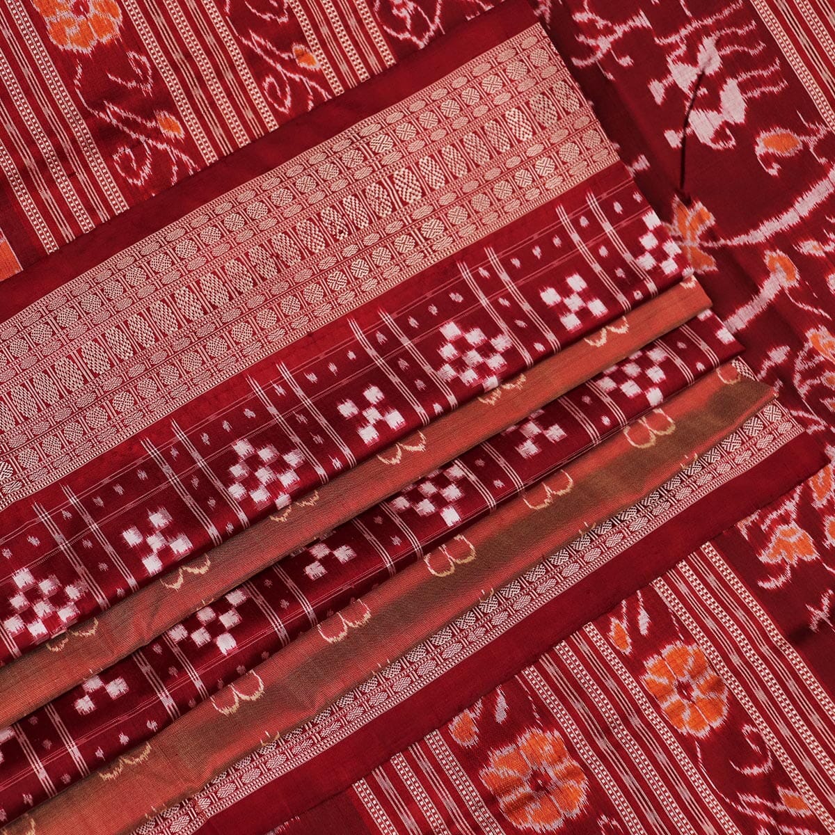 Handloom Sambalpuri Ikkat Silk Saree Handloom Saree_Sambalpuri Silk Priyadarshini Handloom 