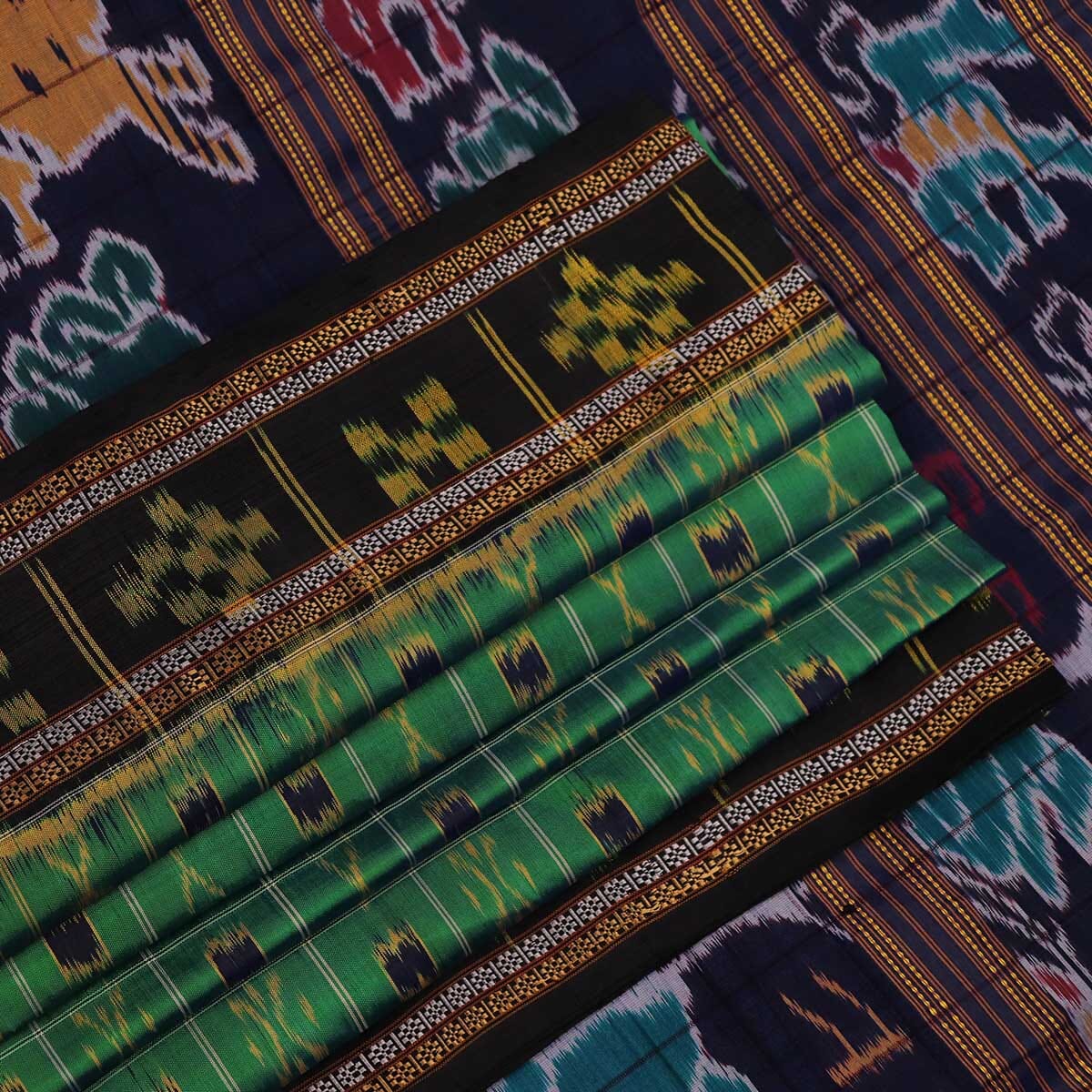 Handloom Sambalpuri Ikkat Silk Saree Handloom Saree_Sambalpuri Silk Priyadarshini Handloom 