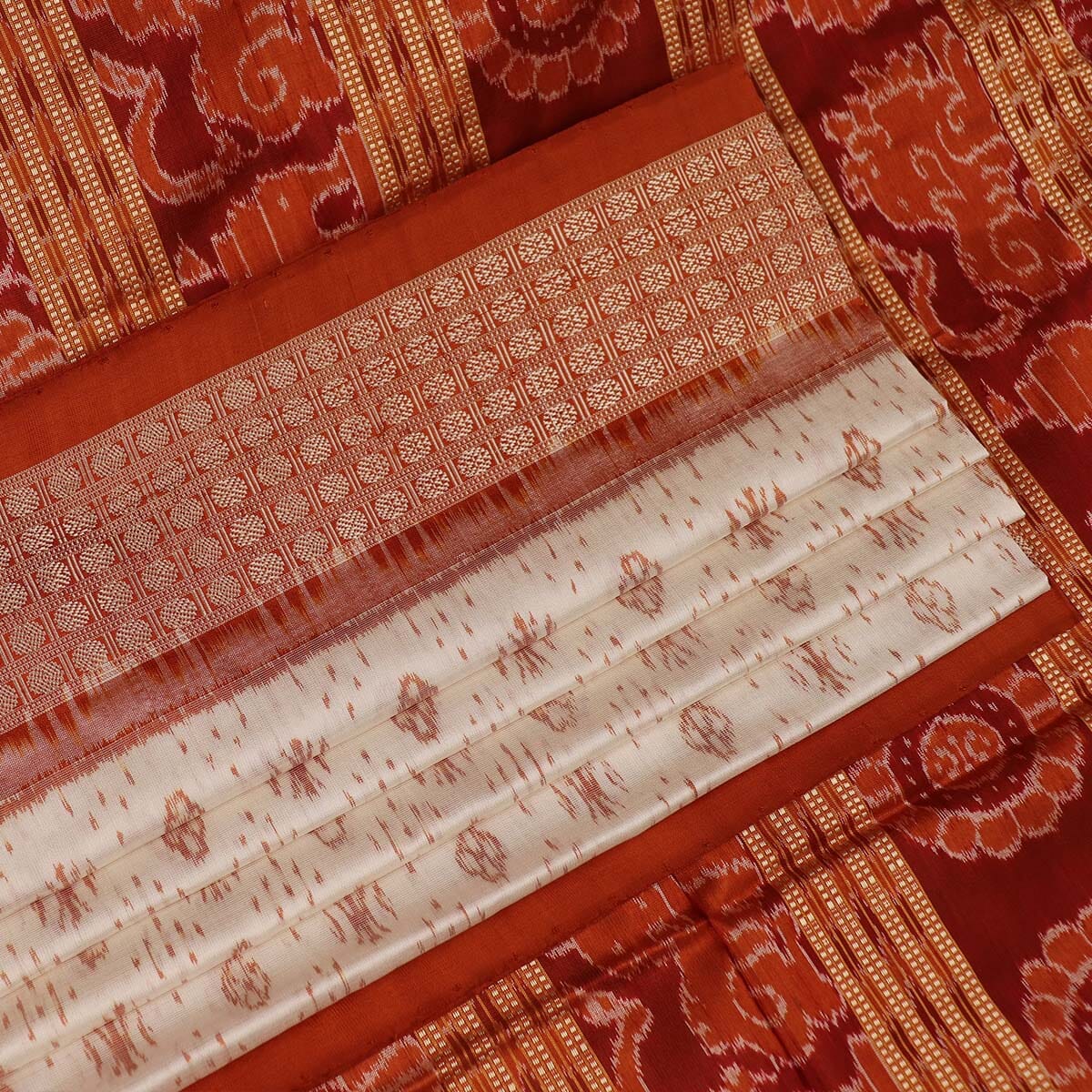 Handloom Sambalpuri Ikkat Silk Saree Handloom Saree_Sambalpuri Silk Priyadarshini Handloom 