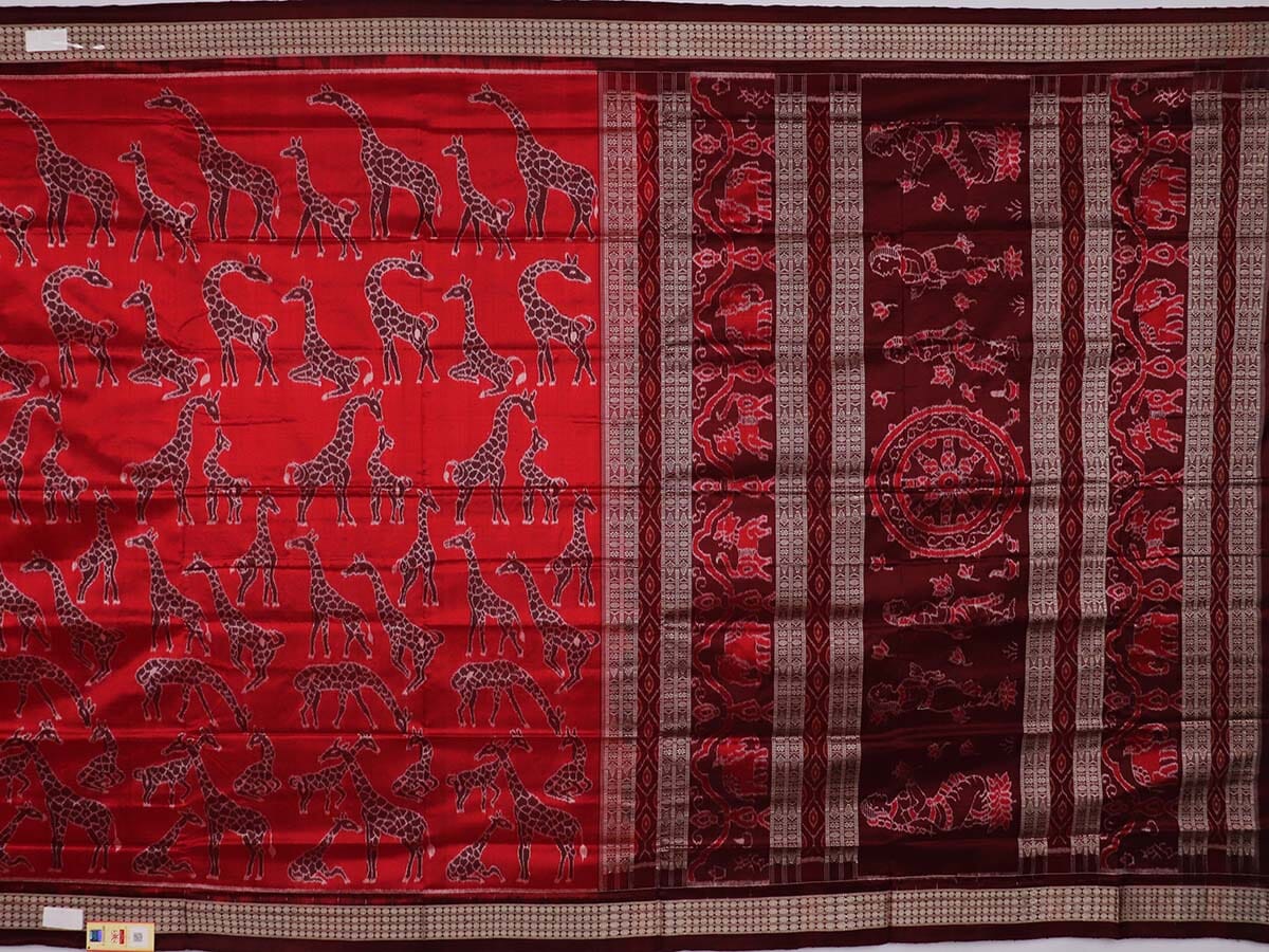 Handloom Sambalpuri Ikkat Silk Saree Handloom Saree_Sambalpuri Silk Priyadarshini Handloom 