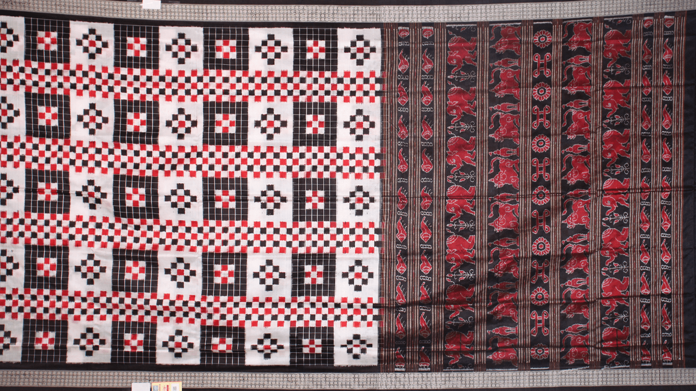 Handloom Sambalpuri Ikkat Silk Saree Handloom Saree_Sambalpuri Silk Priyadarshini Handloom 