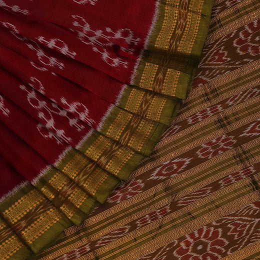 ସମ୍ବଲପୁରୀ ହ୍ୟାଣ୍ଡଲୁମ୍ ରେଶମ ସାରୀ - ବିଳାସପୂର୍ଣ୍ଣ ପାଟା |