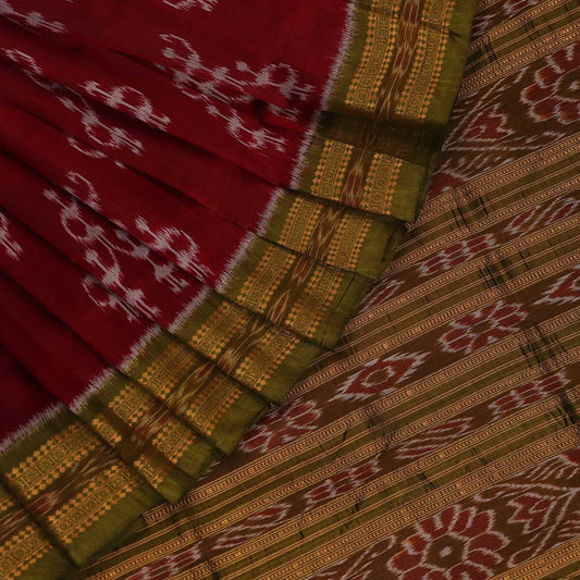 Handloom Sambalpuri Ikkat Silk Saree Handloom Saree_Sambalpuri Silk Priyadarshini Handloom 