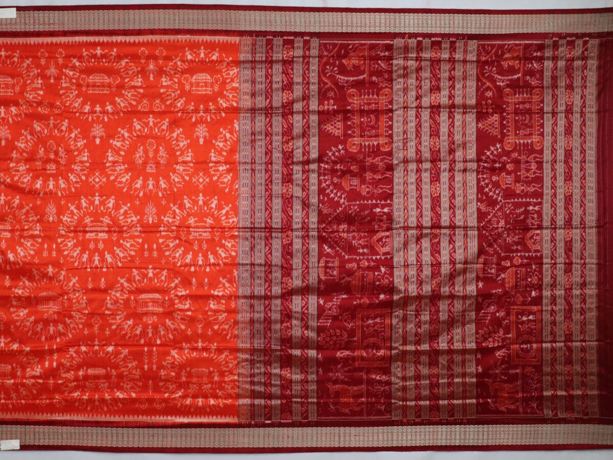 Handloom Sambalpuri Ikkat Silk Saree Handloom Saree_Sambalpuri Silk Priyadarshini Handloom 