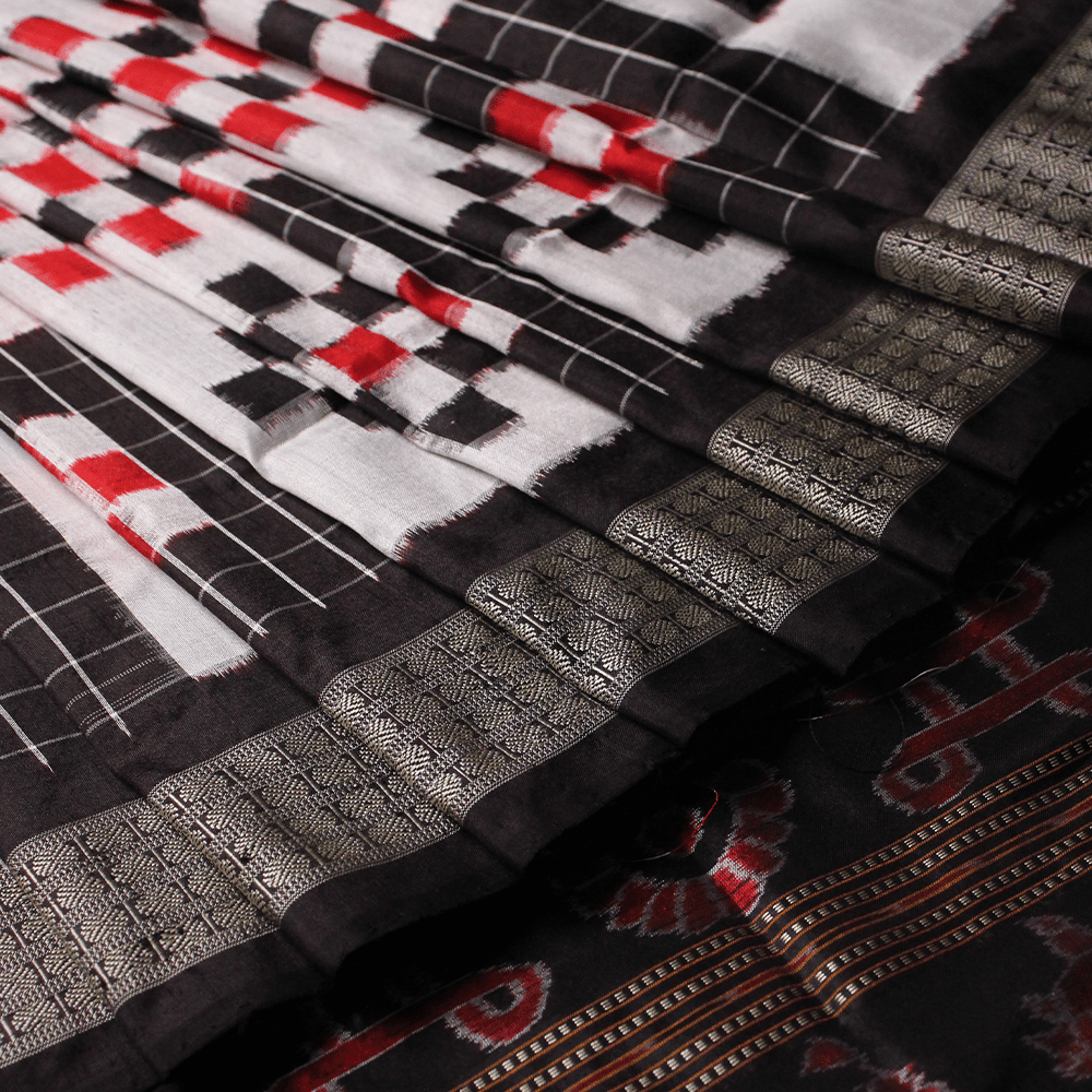Handloom Sambalpuri Ikkat Silk Saree Handloom Saree_Sambalpuri Silk Priyadarshini Handloom 