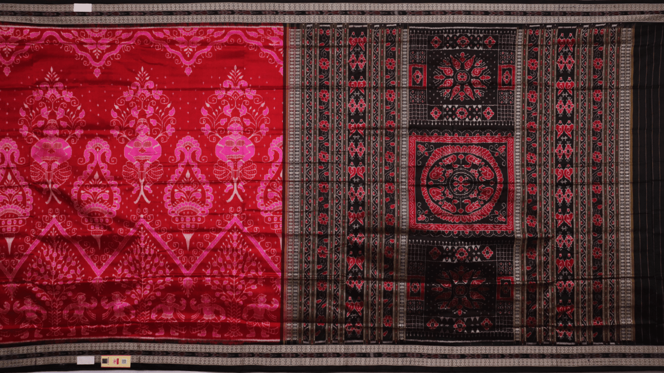Handloom Sambalpuri Ikkat Silk Saree Handloom Saree_Sambalpuri Silk Priyadarshini Handloom 