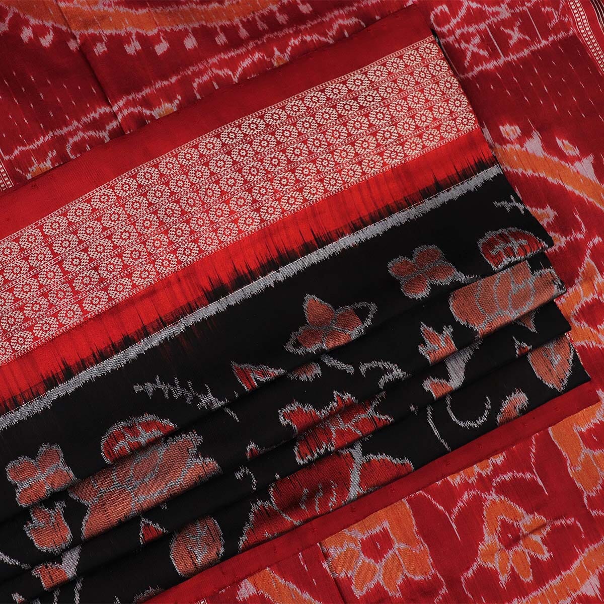 Handloom Sambalpuri Ikkat Silk Saree Handloom Saree_Sambalpuri Silk Priyadarshini Handloom 