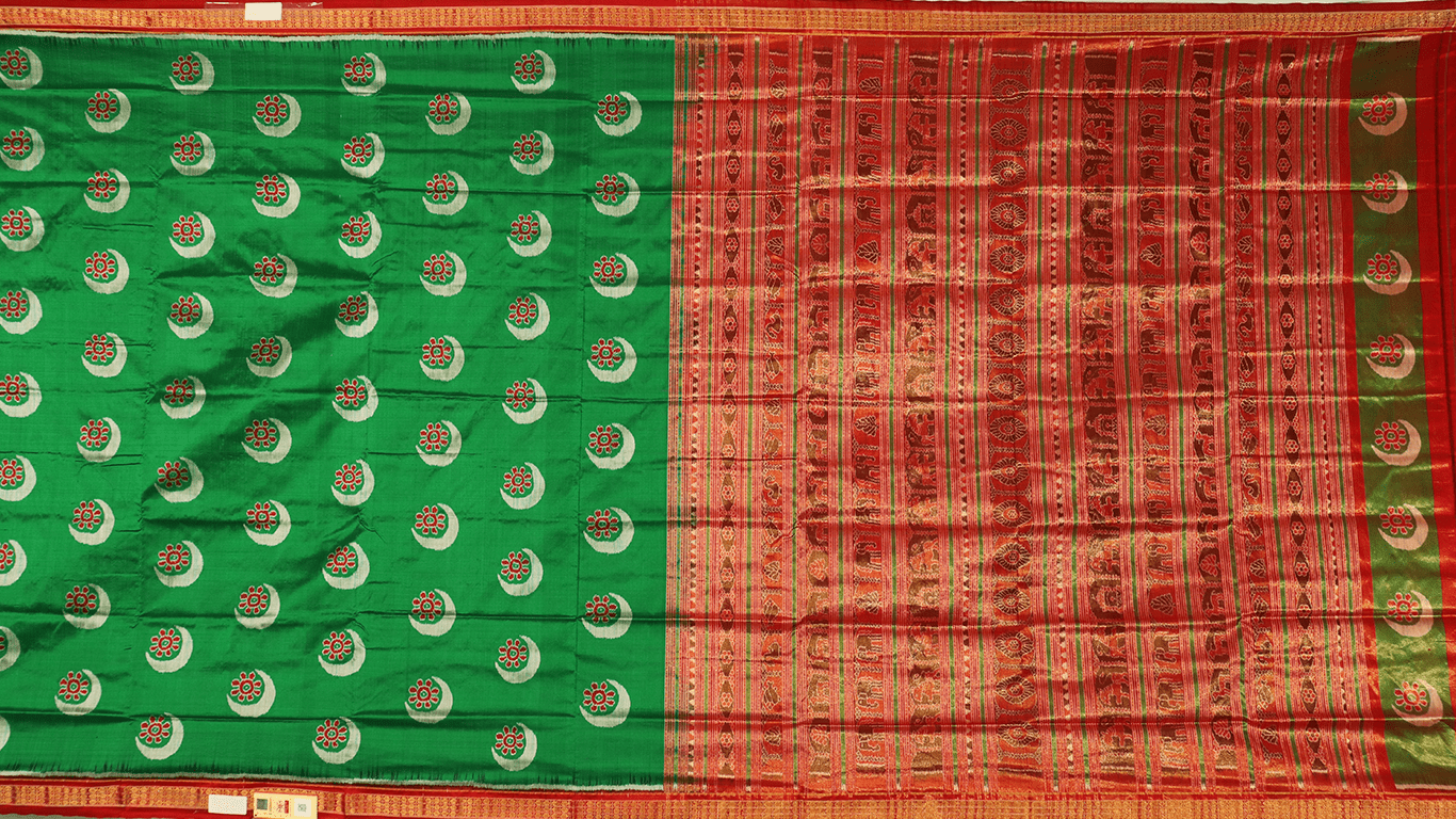 Handloom Sambalpuri Ikkat Silk Saree Handloom Saree_Sambalpuri Silk Priyadarshini Handloom 